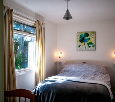 Bedroom in self-catering chalet
