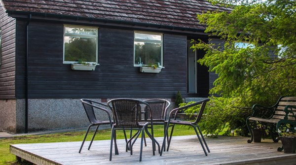 Bedroom in self-catering chalet