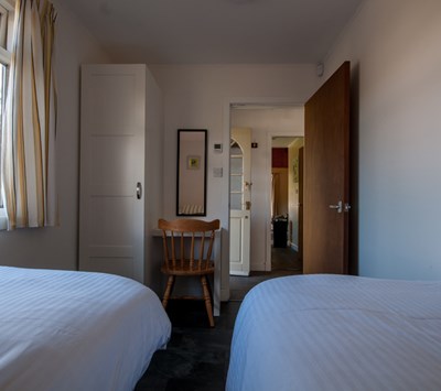 Bedroom in self-catering chalet